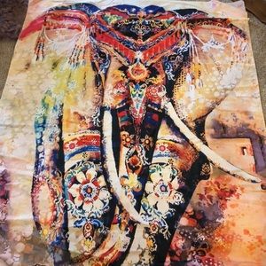 Beautiful large elephant tapestry